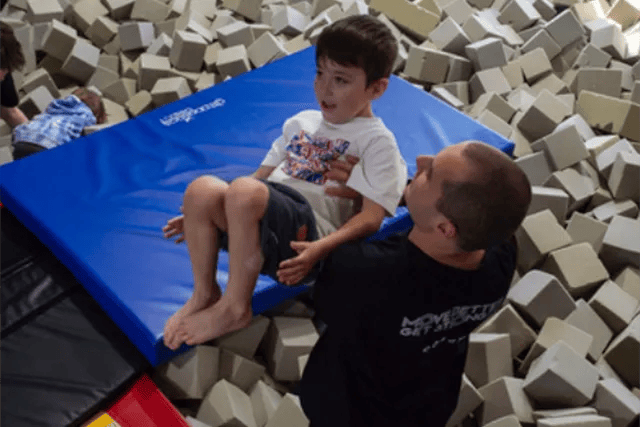 Holiday Workshops 24 kid learning gymnastics at ModBod Kids