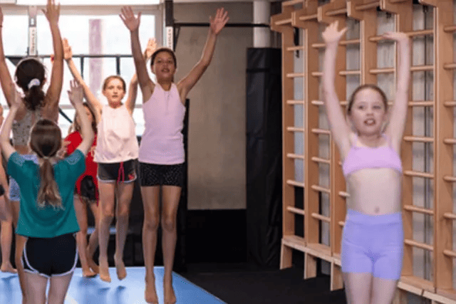 Holiday Workshops 39 kids tumbling and training at ModBod Kids